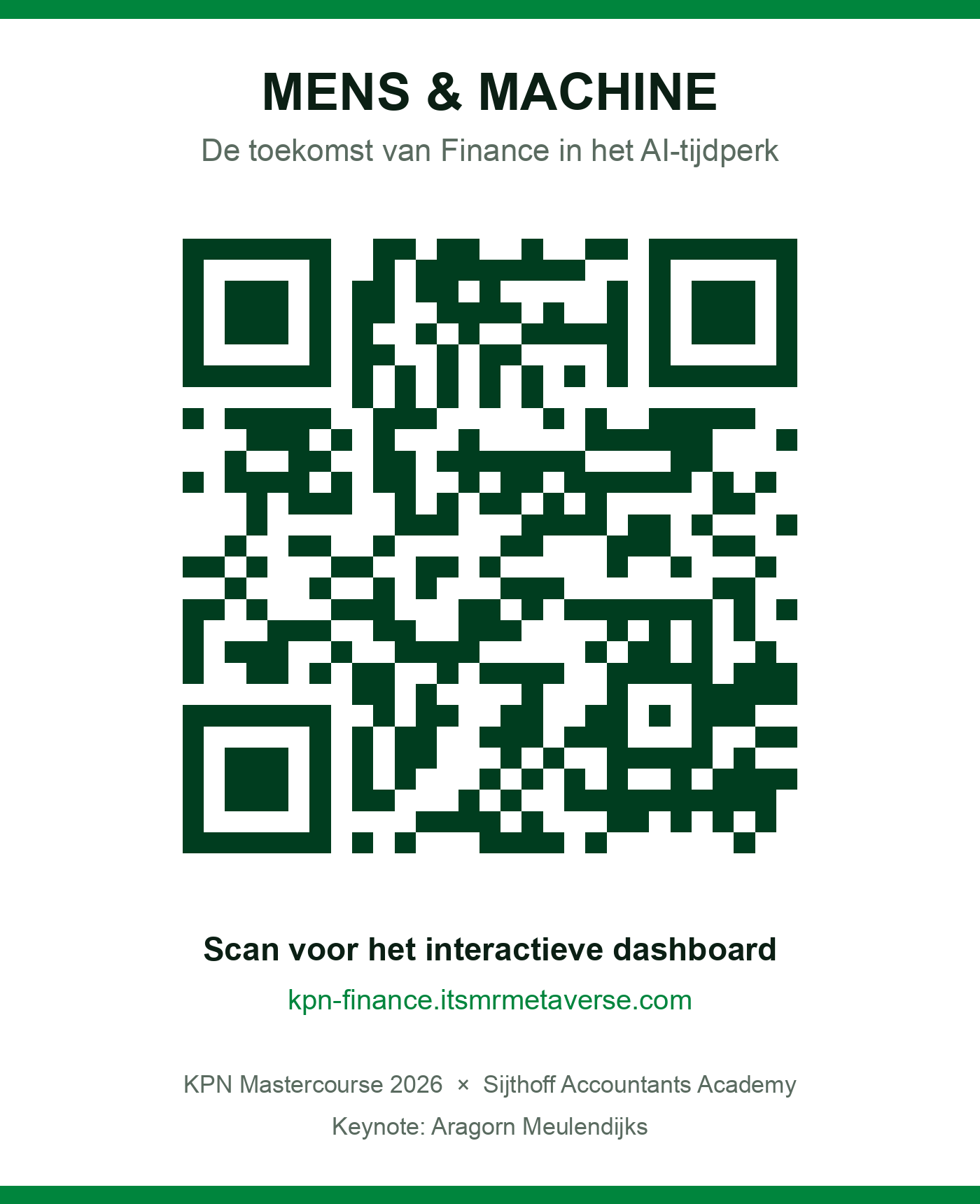QR-code naar het Mens & Machine dashboard